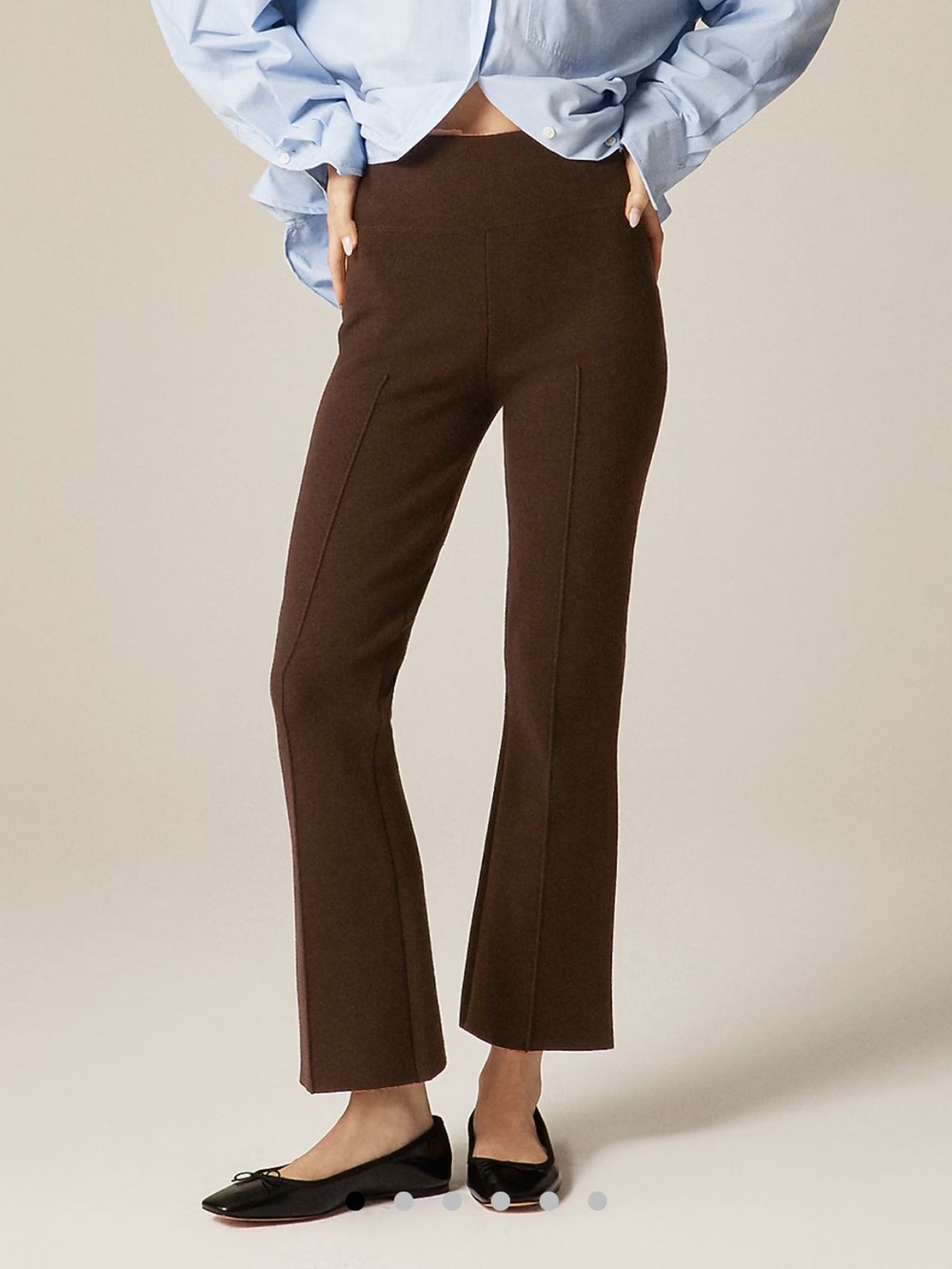 NWT J.Crew New Delaney kickout sweater pant